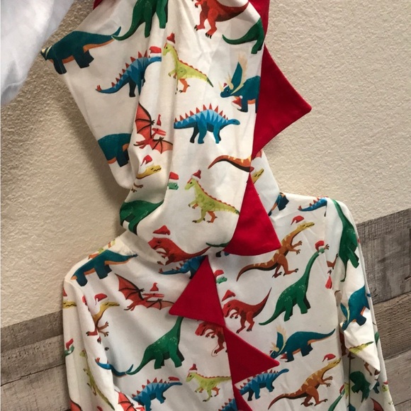 Christmas dinosaur onesie - Picture 3 of 3